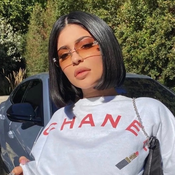 Chanel CC Rhinestone Logo Rimless Sunglasses - Picture 12 of 12